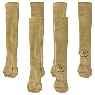 紓壓及膝襪 Set 3雙 70%尼龍+30%彈性纖維(萊卡) 分段施壓好舒適