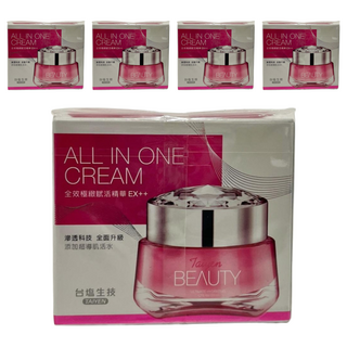 TAIYEN 台塩生技 All In One全效極緻賦活精華EX++, 全方位呵護, 7大功效, 含四胜肽, 熊果素, 五胜肽, 30ml, 5罐