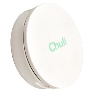 Chuli 初梨 茶樹清透粉餅, 輕透超持妝 完美遮瑕 細緻霧面 12g, 茶樹, 1盒