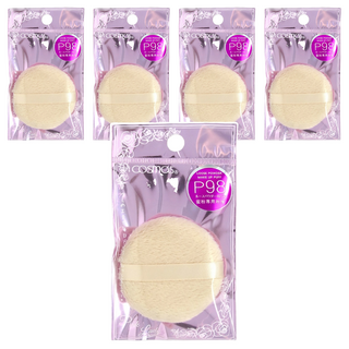 台灣 COSMOS 蜜粉專用粉撲, P98, 5個