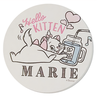 收納王妃 迪士尼扭屁杯墊, 調皮瑪麗貓, 1個