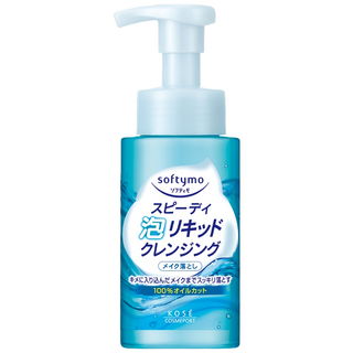 KOSE 高絲 softymo 絲芙蒂 泡沫瞬淨卸粧液, 100%不含油, 添加美容精華, 200ml, 1瓶