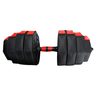 八角啞鈴 10kg 可調式 健身啞鈴 分離型 組合啞鈴 重量可調 全身運動適用, 1個