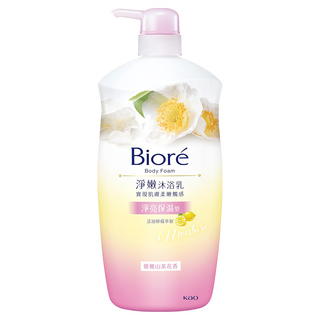 Biore 蜜妮 淨嫩沐浴乳 山茶花 淨亮保濕, 1kg, 1瓶