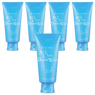 SENKA 專科 台灣公司貨 超微米卸洗兩用潔淨乳 升級版, 120g, 5條