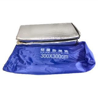 雙面防潮鋁箔墊 含收納袋, 銀色