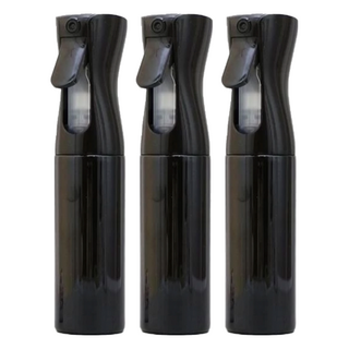 多功能極細噴霧瓶 200ml 黑色, 3個