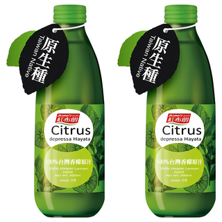 HomeBrown 紅布朗 台灣香檬原汁, 100%原汁無濃縮 300ml, 2瓶