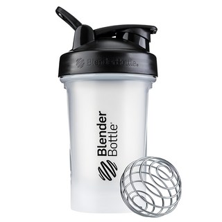 Blender Bottle Classic V2 搖搖杯, 黑蓋白, 600ml, 1個