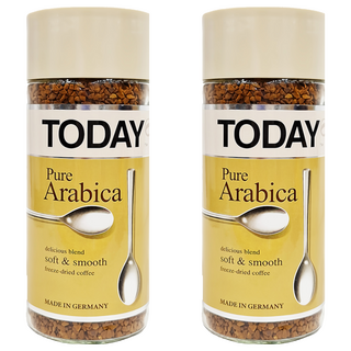 TODAY 當代 阿拉比卡咖啡, 德國進口, 烘焙香氣和諧, 深沉穩重風味, 香醇悠長, 95g, 1罐, 2罐