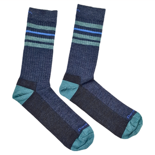 DARN TOUGH 男日常生活休閒羊毛保暖襪, 丹寧藍L號, 1組