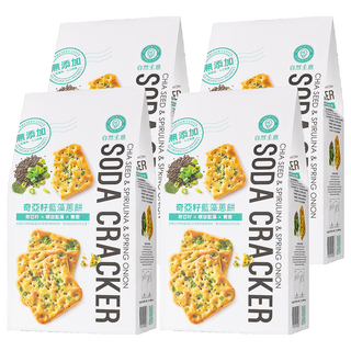 自然主意奇亞籽藍藻蔥餅, 180g, 4袋