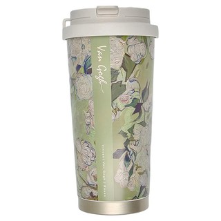 Van Gogh 藝術隨行保溫杯, 綠漾玫瑰, 500ml, 1個