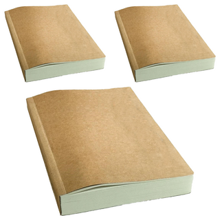 德利生活 空白筆記本, 超厚184張, A5, 3本