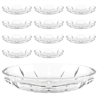 Ocean Reya盤, 4吋 10.7 x 2cm, 透明, 12個