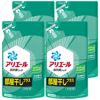 ARIEL 台灣公司貨 抗菌抗臭洗衣精補充包 室內晾衣型, 380ml, 4包