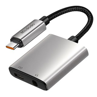 Mcdodo 麥多多 威爾斯轉接器 L轉3.5mm+L充 C轉3.5mm+C充, 單一商品, 1個