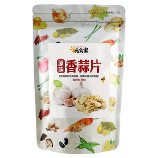 元氣家 原味香蒜片 嚴選原料 清香酥脆, 100g, 1包