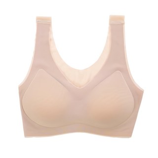 NeedsLabo M~L 膚色 極薄透氣 無鋼圈 透氣舒適內衣