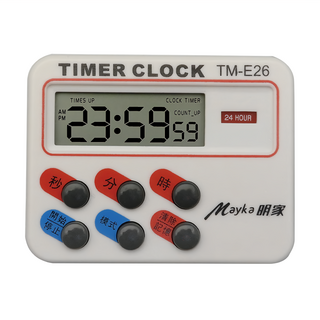 Mayka 明家 24H電子計時器 TM-E26, 1個, 白色