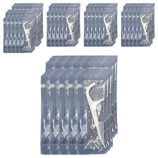 愛牙好 細滑牙線棒 清潔牙縫 尾端可當牙籤使用, 100支, 6組