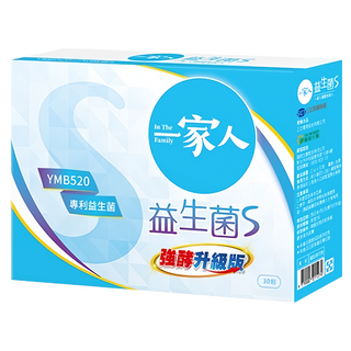 YM BIOMED 陽明生醫 一家人 益生菌S 強酵升級版 含維生素A、C、E及鋅, 30包, 2.5g, 1盒