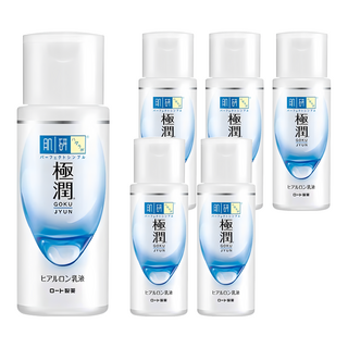 HADALABO 肌研 極潤保濕乳液, 140ml, 6瓶