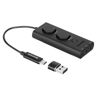 Saramonic 楓笛 降噪聲卡, SR-EA5, 黑色, 1個