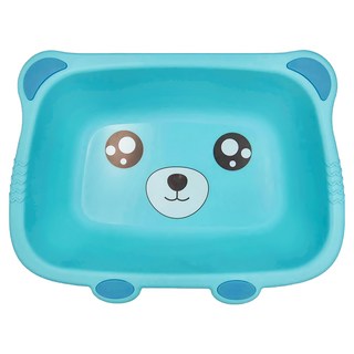 甲克虫 造型臉盆 35x27x8.5cm, 巴迪熊 藍色, 1個
