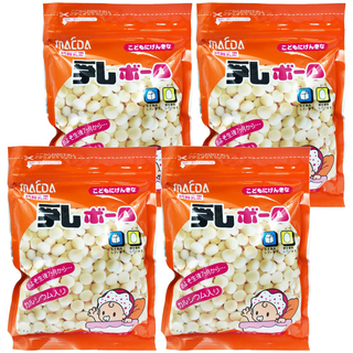 MAEDA 大阪前田製菓 乳球 蛋酥 酥脆口感 入口即化 香濃蛋奶味 7個月以上寶寶可食用, 120g, 4包