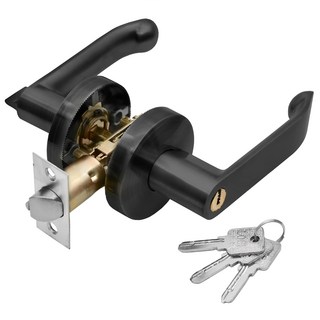 CK6 靜音簡約水平門鎖 適用多種門型, 簡易安裝