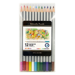 LIBERTY 利百代 五漁村水溶性色鉛筆組, 12色, 1盒