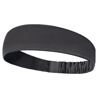 MICHAEL FITNESS 麥克健身 運動吸汗頭巾，加寬設計 容納碎髮，後帶鬆緊, 200 x 50 x 10mm, 雅酷黑, 1組