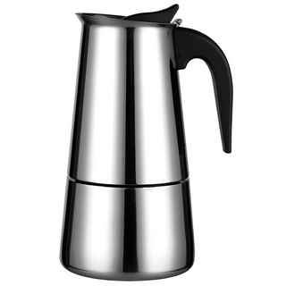 卡特屋 咖啡摩卡壺 經典義式款 201不鏽鋼, 1個