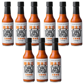 EMPRESS HOT SAUCE 辣太后 芒果辣醬 MANGO HOT SAUCE 台灣在地嚴選食材 無油低脂 無添加防腐劑, 148ml, 3瓶