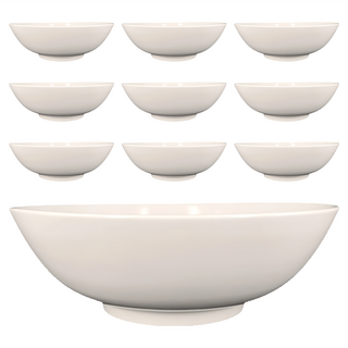 TATUNG 大同磁器 9.25吋湯碗 10入組, 白色, 1組