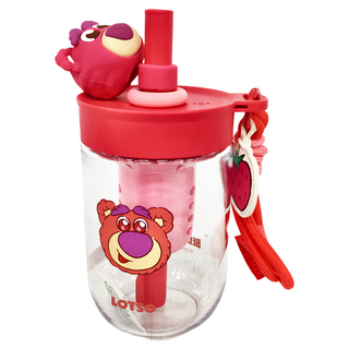 BEDDYBEAR 杯具熊 星環塑膠咖啡杯 500mL, 明亮草莓熊, 1個