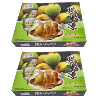 YUKI&LOVE 雪之戀 脆梅果凍 台灣特產, 400g, 2個