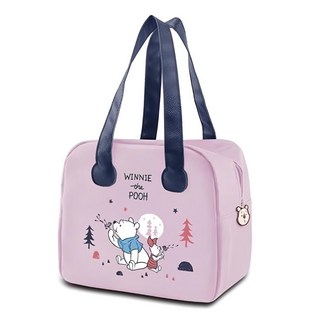 Disney 迪士尼 慢活維尼輕巧手提保溫袋, 紫色, 1個