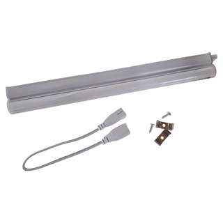 LED T5 1尺一體式支架燈, 6W, 3000K, 110~220V, 黃光, 1個