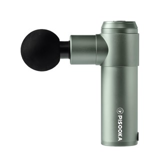 Booster Mini2迷你筋膜槍, 馬達升級, 力道超強, 10mm直擊痛點, 內附6顆專業按摩頭, 機身電池享12+3月保固, 叢林綠