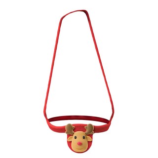 Bone 蹦克 Cup Tie 環保杯綁 飲料提袋, 糜鹿紅, 1個