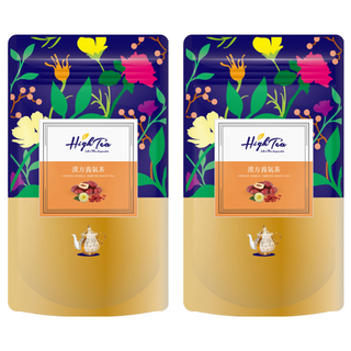 High Tea 漢方養氣茶, 含黃耆枸杞紅棗菊花, 養顏美容, 增強體力, 三角立體茶包, 5g, 12入, 2袋