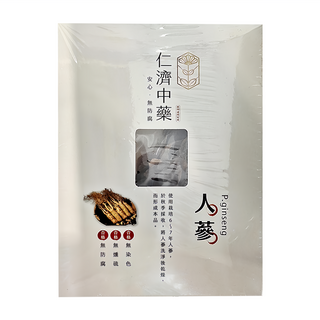 仁濟中藥 人參 無防腐 無硫 無染色, 200g, 1包