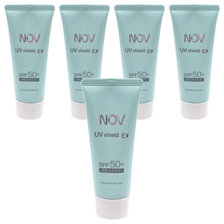 NOV 娜芙 防曬隔離霜增量版，SPF50+ PA++++，適合敏感肌, 40g, 5件