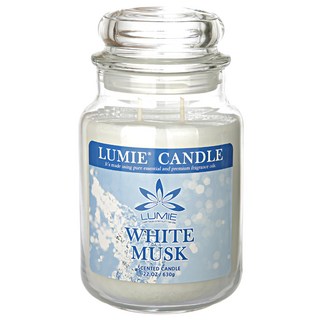 LUMIECANDLE White Musk 香氛蠟燭, 630g, 1個