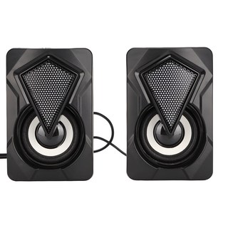 2.1 聲道電腦喇叭 Set, 4D 環繞音效, HJ-SP02, 黑色