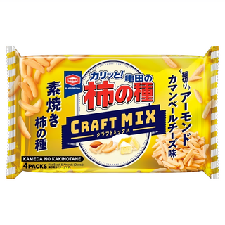 龜田製菓 煙燻味柿種米果 4個裝, 1個, 70g