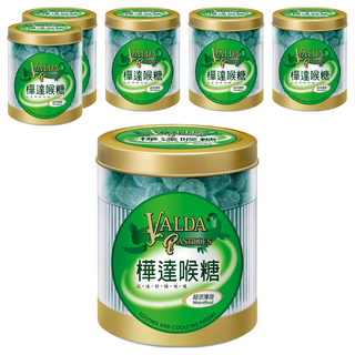 VALDA 樺達 軟喉糖 超涼薄荷口味, 160g, 6罐
