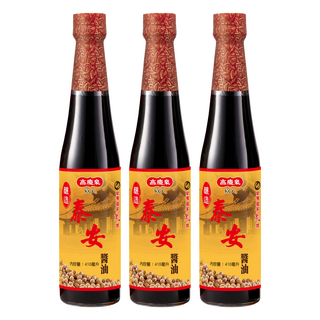 高慶泉 泰安醬醬油, 410ml, 3瓶